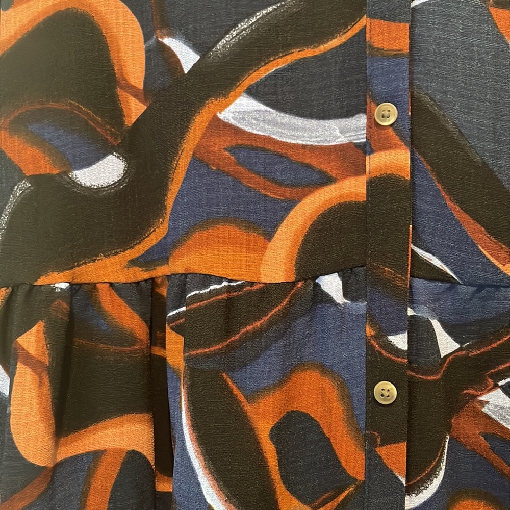 Abstract Pattern Dress - Picture 2 of 4